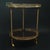 Metal Serving Bar Cart with Removable Tray in Brass, Glass and Goat Skin by Aldo Tura, 1950s For Sale - Image 7 of 18