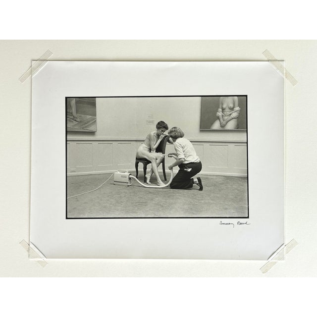 1970s Rosemary Ranck (American, B. 1941) - Museum Conservator, 1981, Signed (Gelatin Silver Print) For Sale - Image 5 of 5