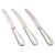 Knives in Silver and Stainless Steel with Beaded Pattern by Georg Jensen, 1930s, Set of 3 For Sale - Image 6 of 6