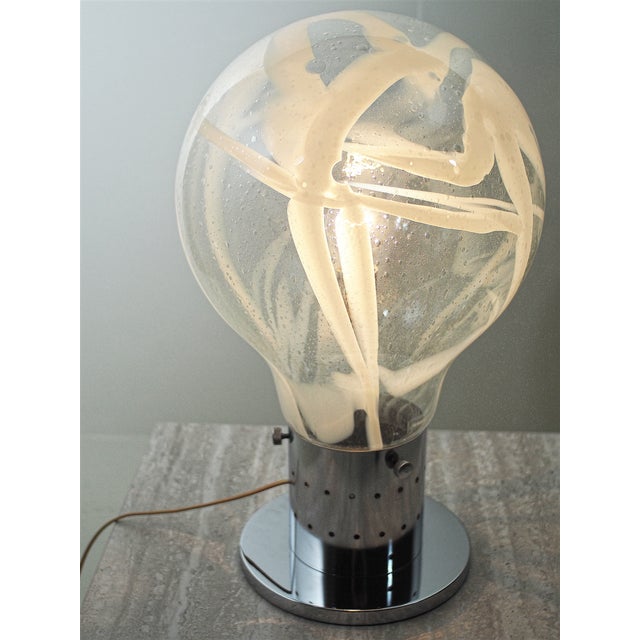 Large Murano Glass Lamp, Italy, 1960s For Sale - Image 6 of 11