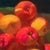 Realism Before The Trip by Raymond Bonilla | Oil on panel Still life of colorful apples in a bowl. For Sale - Image 3 of 5