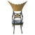 1934 Cleopatra Prop Egyptian Throne Chair Used by Claudette Colbert For Sale - Image 4 of 8