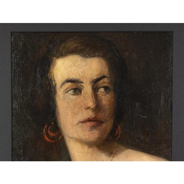 Anton Müller-Wischin, Sitta, 20th-Century, Oil on Canvas, Framed For Sale - Image 4 of 11