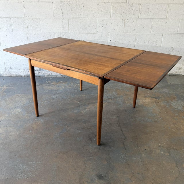 Poul Hundevad Vintage Danish Modern Rosewood Reversible Dining & Game Table by Poul Hundevad, 1960s Mid Century For Sale - Image 4 of 11