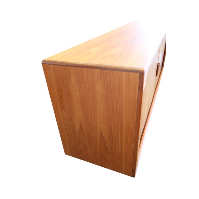 Danish Sideboard in Teak with Louvered Doors from Dyrlund, 1960s For Sale - Image 9 of 15