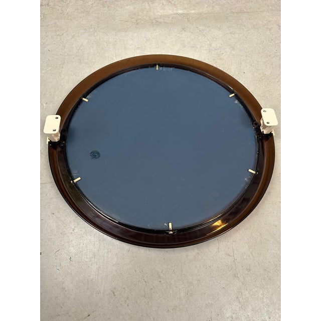Vintage Tilting Mirror in Smoked Acrylic Glass, 1970s For Sale - Image 12 of 14
