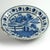 A unique, highly decorative plate or bowl. Made of hand-painted faience, it comes from the Dutch Delft factory from the...