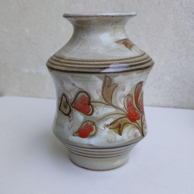Ceramic Vintage Vase from Elio Schiavon, 1970s For Sale - Image 7 of 8