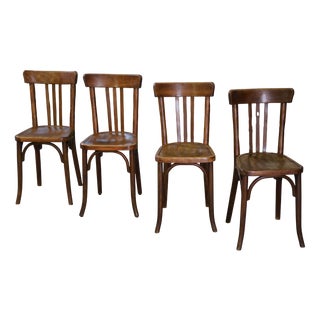 Baumann Bistro Chairs, 1930s, Set of 4 For Sale