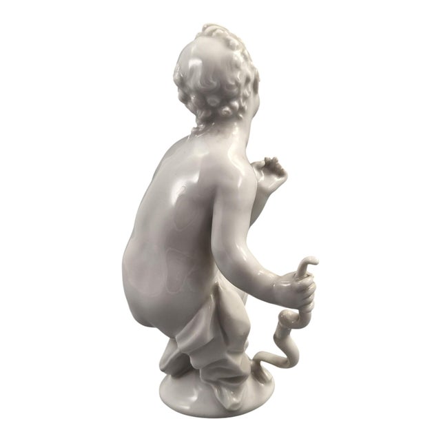 Blanc de Chine Figure of Amor by Paul Scheurich for Meissen, 1910-1924 For Sale - Image 5 of 11