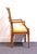 Wood Henredon Furniture Walnut Italian Mediterranean Cane Back Dining Arm Chair For Sale - Image 7 of 10