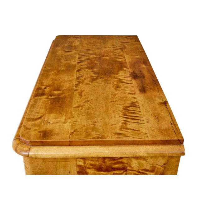 19th century swedish birch fitted cupboard circa 1880. beautifully fully restored swedish birch sideboard / cupboard which...