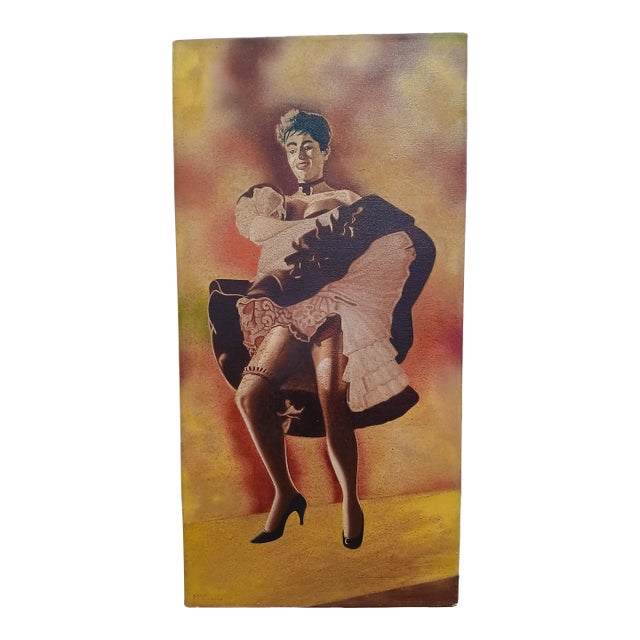 Vintage Oil Painting of Dancer by Listed Artist William J McCormick For Sale