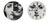 Black Late 20th Century Set of Eight Fornasetti Lina Cavalieri Porcelain Plates For Sale - Image 8 of 13