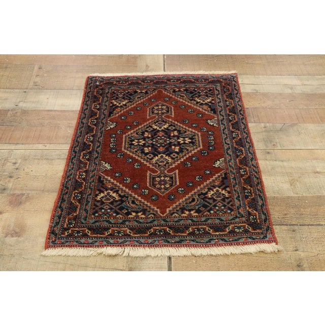 Vintage Persian Kashan Rug, 01'09 X 02'05 For Sale In Dallas - Image 6 of 8