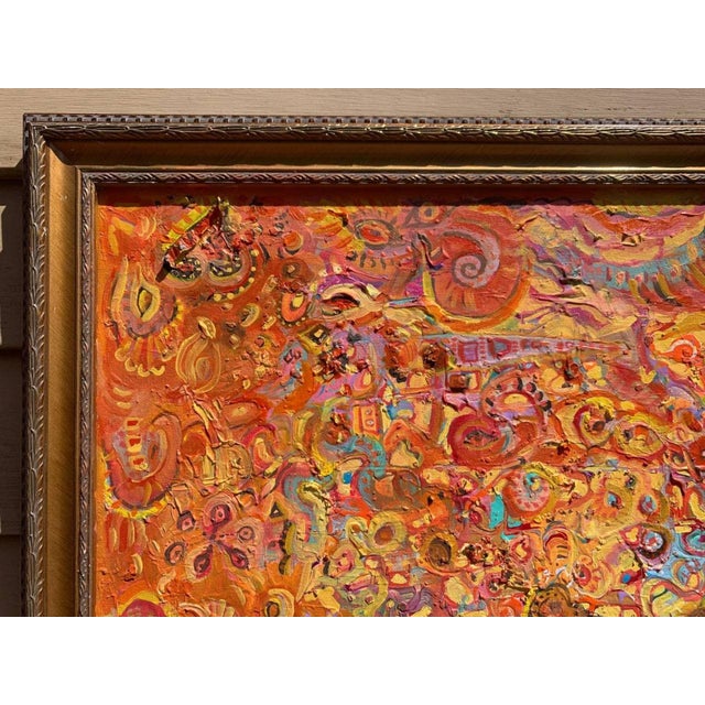 2020s Serg Graff Abstract Original Painting “Forgotten Brushes” 2021, Framed Coa For Sale - Image 5 of 10