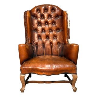 Vintage Leather and Ponyskin Armchair For Sale