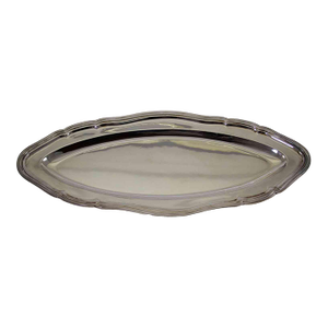 1960’s Vintage Mappin & Webb Silverplate Fish Platter -Chippendale Applied Mount
