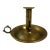 Antique Brass Push-Up Chamberstick Candle Holder For Sale