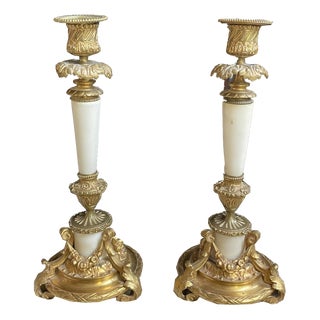Empire Candlesticks, Set of 2 For Sale