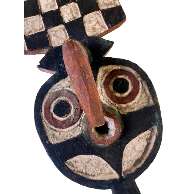 Vintage African Tribal Carved Wood Totem For Sale - Image 10 of 10
