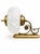 Mid-Century Modern Mid-Century Italian Brass and Murano Swirl Glass Sconce by Vetreria Lag, 1970s For Sale - Image 3 of 15