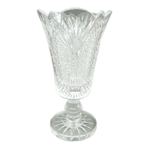 Late 20th Century Waterford Crystal Matter Cutter Piece Signed in Script Vase