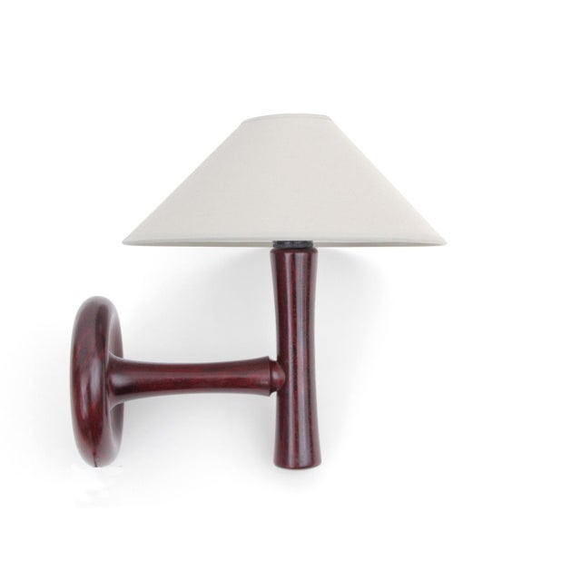 Scandinavian Teak Wall Light, 1960s For Sale - Image 6 of 6