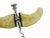 Late 20th Century Corkscrew Wine Bottle Opener With Natural Ram Horn Handles For Sale - Image 4 of 4