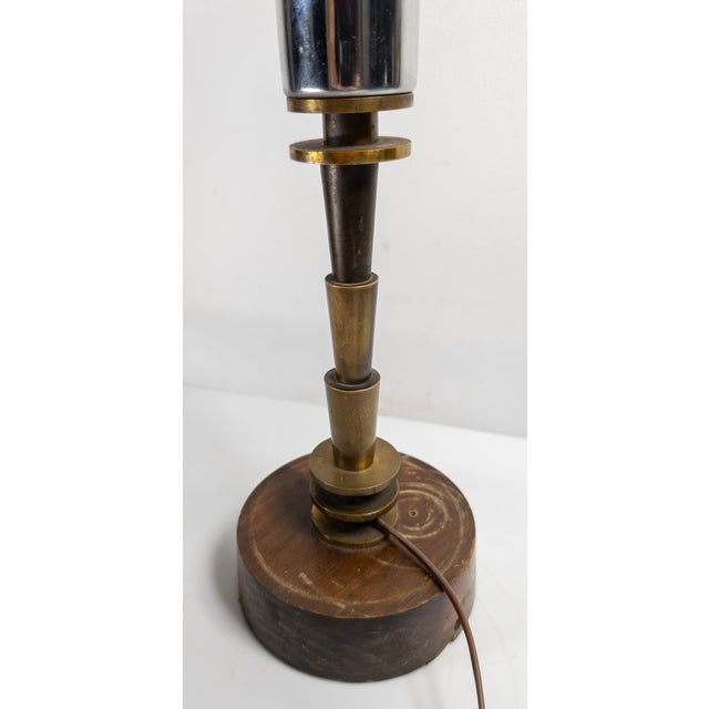 Mid-Century Modern Space Age Art Deco Fairies Guardsman Table Lamp by Bert Dickinson For Sale - Image 11 of 15