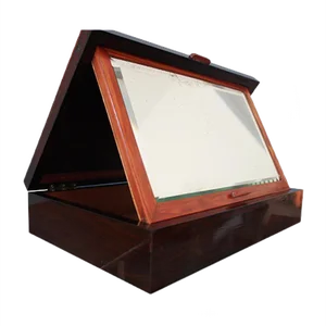 Antique Rosewood Box with Mirror