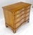 Tangerine Very Fine Solid Tiger Maple Block Front Bracket Feet Bachelor Dresser Chest For Sale - Image 8 of 18