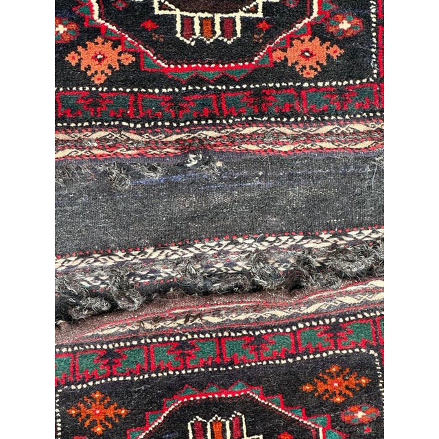 Gold Mid-Century Turkmen Chuval Rug, 1940s For Sale - Image 8 of 13
