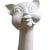 Mid-Century Modern Mid-20th Century Large Italian Ceramic Cat Figure For Sale - Image 3 of 6