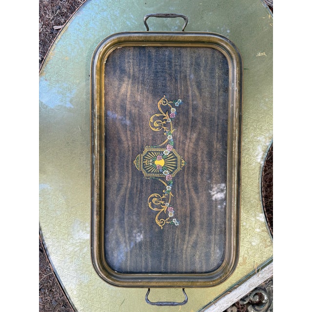 Art Deco Vintage Art Deco Serving Tray For Sale - Image 3 of 6