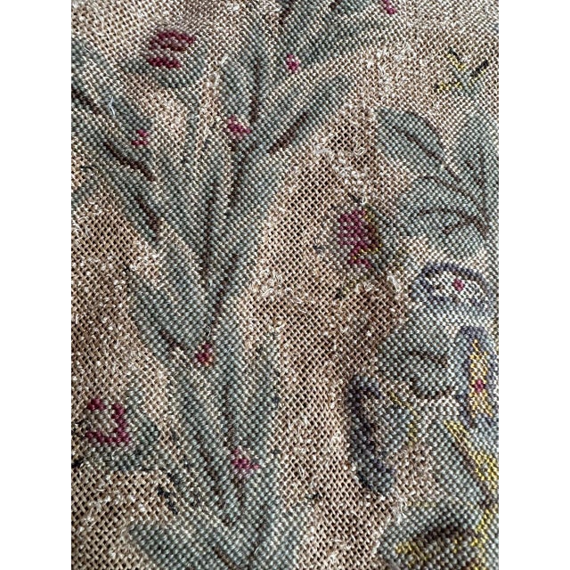 French Needlepoint Chair Cover Tapestry from Bobyrug, 1890s For Sale - Image 13 of 18