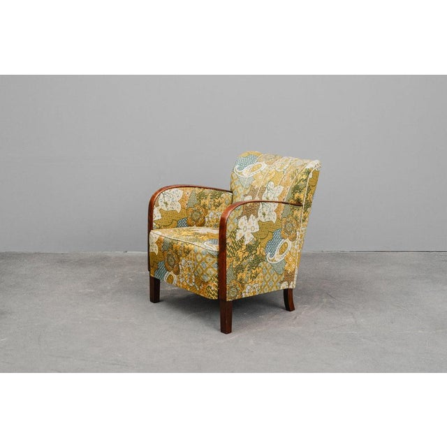 Vintage Art Deco Lounge Chairs in Birch and Pine, 1920s, Set of 2 For Sale - Image 9 of 18
