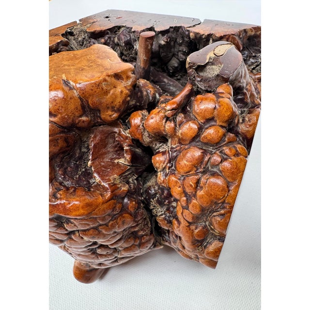 Vintage Burlwood Root Sculpture Bookends, Pair For Sale - Image 10 of 12