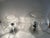 Silver Clear Glass Membrane Lamps attributed to Toni Zuccheri for Veart, Murano, 1960s, Set of 2 For Sale - Image 8 of 15