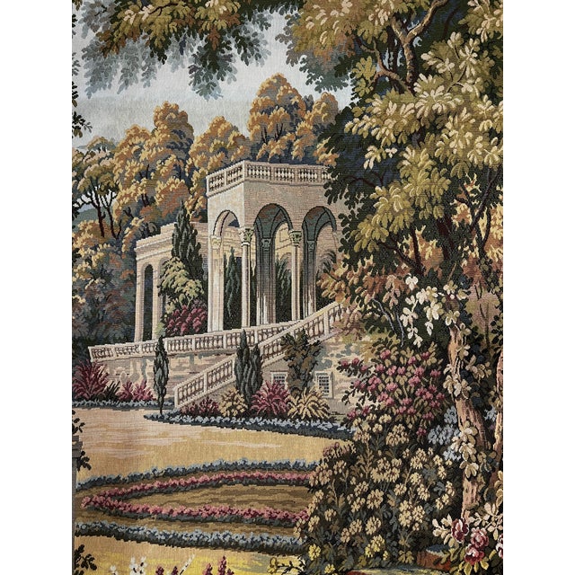 Italian 1990s Lake Como Garden Tapestry For Sale - Image 3 of 7