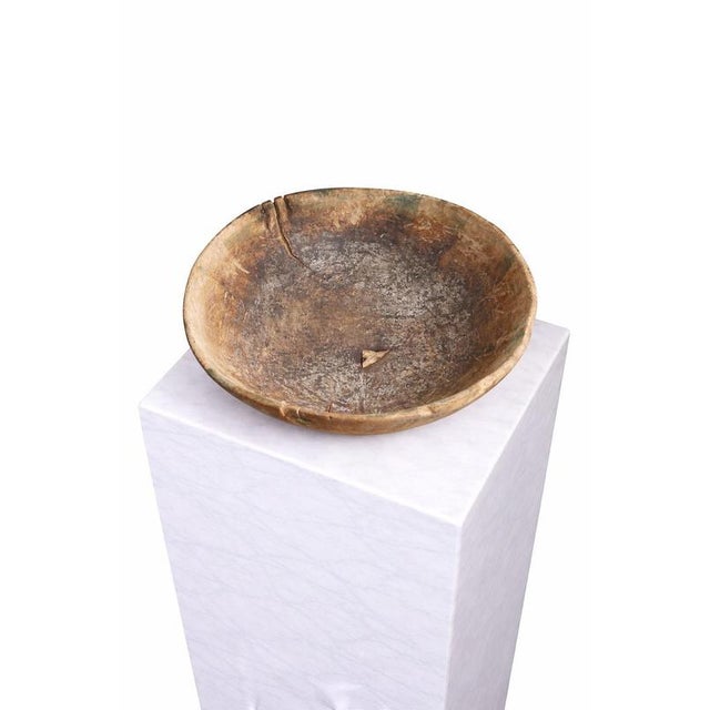 Swedish Wabi-Sabi Hand-Carved Birch Bowl, 18th Century For Sale - Image 6 of 9