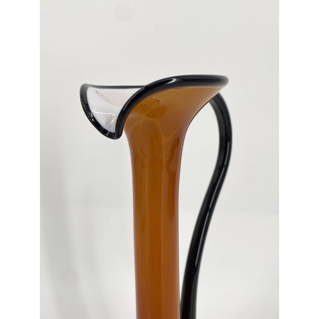 Glass Art Deco Handle Vase by Michael Powolny for Loetz, 1900s For Sale - Image 7 of 14