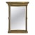 Vintage Italian Neoclassical Brass Wall Mirror For Sale