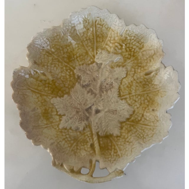Late 19th Century Mid 19th Century Minton Ironstone Leaf Dish For Sale - Image 5 of 12