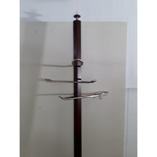 Mahogany Clamp Coat Rack from Schönbuch, 1970s For Sale - Image 3 of 11
