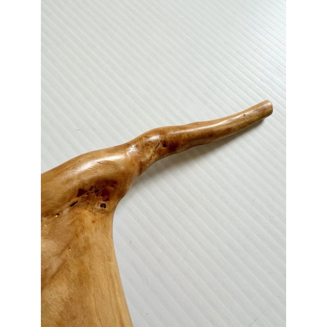 Natural Wooden Walking Stick, Rustic Hiking Staff/ Cane Twisted, T Handle 36” For Sale - Image 10 of 15