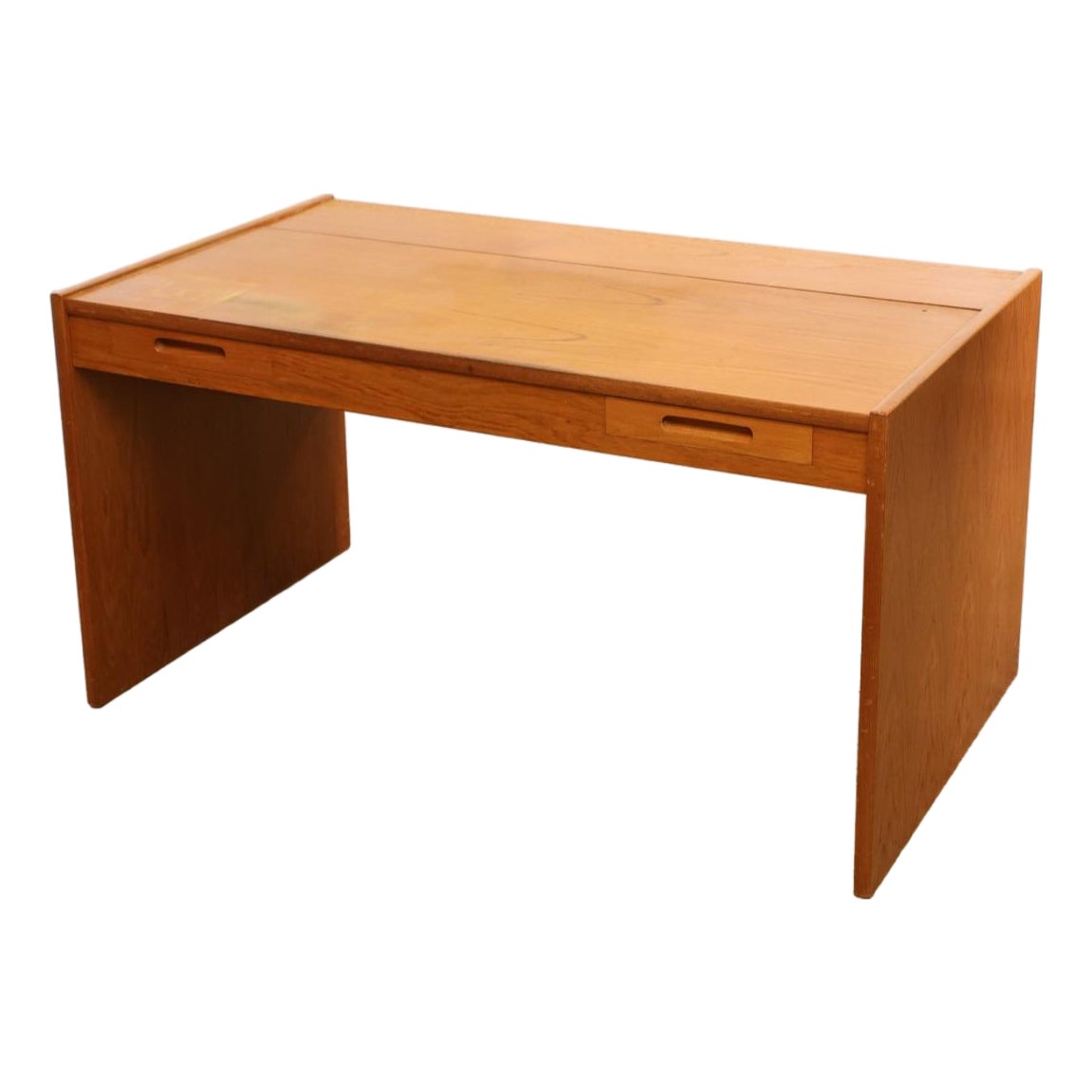 Mid-Century Danish Modern Teak Writing Desk With Lift-Top Storage ...