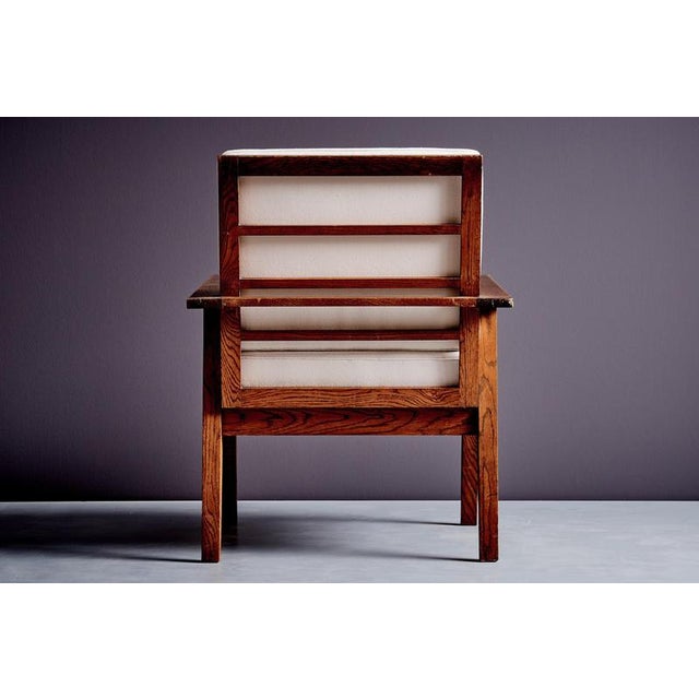 Wood French Lounge Chairs in the styler of René Gabriel, France, 1940s For Sale - Image 7 of 14