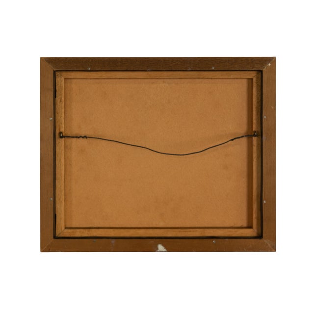 1960s American Modernist Abstract Expressionist "Hard Edged" Oil on Canvas Painting by Budd Hopkins For Sale - Image 10 of 10