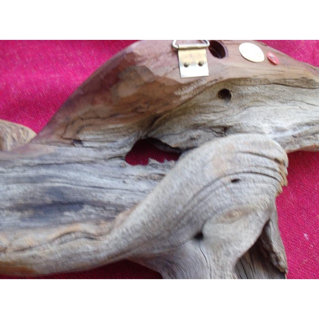 Hand-Carved Wooden Bird by Willi Huggler, Brienz, Switzerland, 1970s For Sale - Image 12 of 15